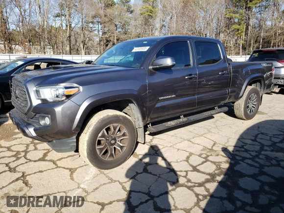 2021 Toyota Tacoma SR5 with VIN 3TMBZ5DN8MM031159, listed as a Copart auction lot 42495505 with 137,072 mi miles and Salvage title. Bid and sale history available at DreamBid. Image 1.