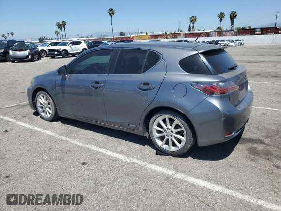 2012 Lexus CT 200h z VIN JTHKD5BH2C2115820, wystawiony jako Copart lot #54248125 z przebiegiem 246 440 mil mil oraz Szkoda całkowita • Salvage title. Historia ofert i sprzedaży dostępna na DreamBid. Obrazek 2.