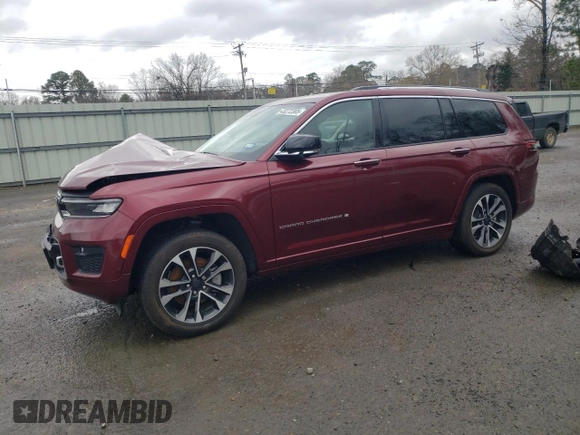 2022 Jeep Grand Cherokee Overland с VIN 1C4RJJDG7N8570281, выставлен на аукционе Copart как лот 43272305 с пробегом Не указан миль и Списание • Salvage title. История ставок и продаж доступна на DreamBid. Изображение 1.