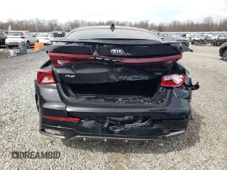 2021 Kia K5 GT-Line with VIN 5XXG64J29MG075109, listed as a Copart auction lot 49680785 with 50,280 mi miles and Salvage Title. Bid and sale history available at carsss.com. Image 6.