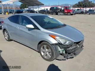 2013 Hyundai Elantra GLS PZEV with VIN 5NPDH4AE9DH294096, listed as a IAAI auction lot 41859208 with 138,066 mi miles. Bid and sale history available at carsss.com. Image 1.