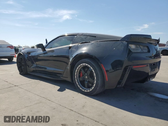 2019 Chevrolet Corvette Z06 2LZ with VIN 1G1YS2D65K5602382, listed as a Copart auction lot 77481004 with 52,784 mi miles and Salvage Title. Bid and sale history available at carsss.com. Image 2.