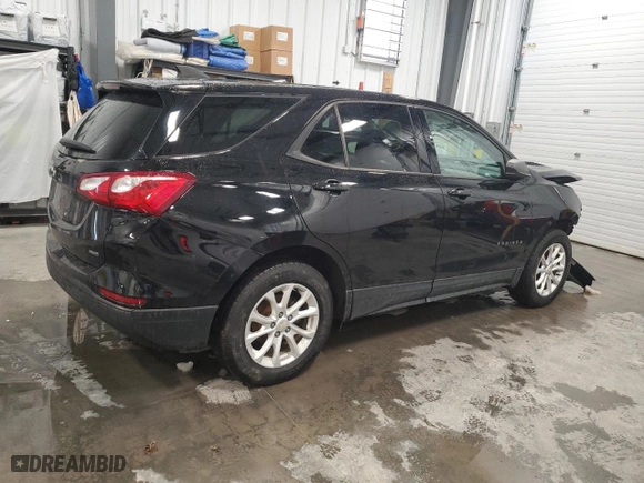 2019 Chevrolet Equinox LS with VIN 2GNAXSEV4K6210182, listed as a Copart auction lot 45501265 with 143,556 mi miles and Salvage Title. Bid and sale history available at carsss.com. Image 3.