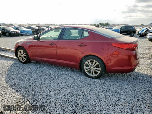 2013 Kia Optima EX with VIN 5XXGN4A77DG245143, listed as a Copart auction lot 53184015 with 162,109 mi miles and Clean Title. Bid and sale history available at carsss.com. Image 2.