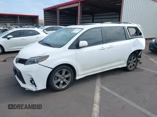 2019 Toyota Sienna SE with VIN 5TDXZ3DC0KS990321, listed as a IAAI auction lot 42281891 with 63,029 mi miles and . Bid and sale history available at DreamBid. Image 18.