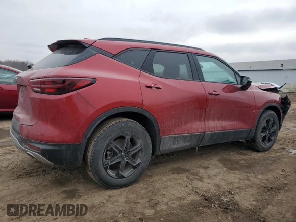 2023 Chevrolet Blazer LT с VIN 3GNKBJRS7PS177636, выставлен на аукционе Copart как лот 45040595 с пробегом 89 226 миль миль и Списание • Salvage title. История ставок и продаж доступна на DreamBid. Изображение 3.