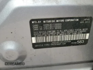 2014 Mitsubishi Lancer Ralliart with VIN JA32V6FV5EU000994, listed as a Copart auction lot 68766704 with 89,276 mi miles and Salvage Title. Bid and sale history available at DreamBid. Image 13.