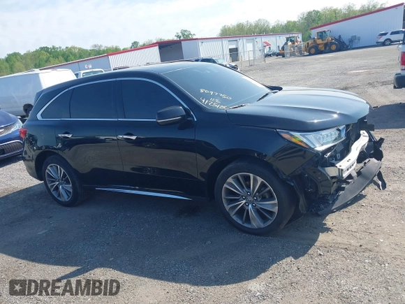 2017 Acura MDX Technology with VIN 5FRYD4H57HB037606, listed as a IAAI auction lot 42151431 with 45,156 mi miles and . Bid and sale history available at DreamBid. Image 13.