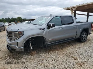 2024 GMC Sierra 1500 AT4 with VIN 1GTUUEE87RZ384739, listed as a Copart auction lot 59882685 with 7,217 mi miles and Salvage title. Bid and sale history available at DreamBid. Image 1.
