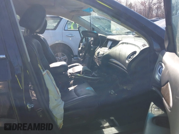 2015 Infiniti QX60 with VIN 5N1AL0MM5FC500781, listed as a IAAI auction lot 41850668 with 104,811 mi miles. Bid and sale history available at carsss.com. Image 5.