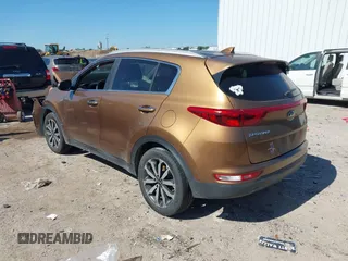 2017 Kia Sportage EX with VIN KNDPN3AC9H7074904, listed as a IAAI auction lot 42228027 with 129,067 mi miles and . Bid and sale history available at DreamBid. Image 3.