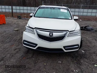 2016 Acura MDX w/Tech with VIN 5FRYD3H49GB008253, listed as a IAAI auction lot 41564115 with 127,500 mi miles. Bid and sale history available at carsss.com. Image 12.