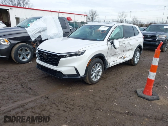 2025 Honda CR-V EX-L with VIN 5J6RS4H7XSL000321, listed as a IAAI auction lot 41530210 with 9,362 mi miles and . Bid and sale history available at DreamBid. Image 17.