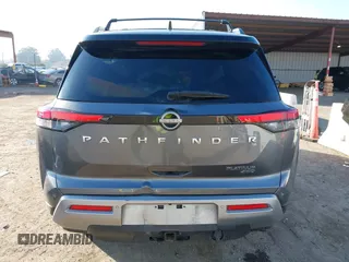 2023 Nissan Pathfinder Platinum with VIN 5N1DR3DK4PC204924, listed as a IAAI auction lot 41366352 with 25,918 mi miles and . Bid and sale history available at DreamBid. Image 15.