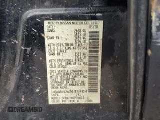 2010 Nissan Frontier SE with VIN 1N6AD0EV2AC435404, listed as a Copart auction lot 85863774 with Not provided miles and Salvage title. Bid and sale history available at DreamBid. Image 12.
