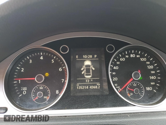 2013 Volkswagen CC Sport with VIN WVWBN7AN0DE524433, listed as a Copart auction lot 71831494 with 135,214 mi miles and Clean Title. Bid and sale history available at carsss.com. Image 9.
