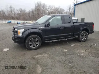 2020 Ford F-150 XL with VIN 1FTFX1E44LFC62080, listed as a Copart auction lot 48001125 with 119,251 mi miles and Salvage Title. Bid and sale history available at carsss.com. Image 1.