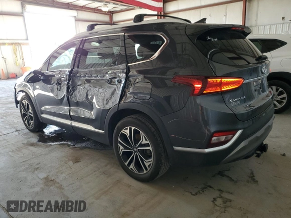 2020 Hyundai Santa Fe SEL with VIN 5NMS3CAA9LH293202, listed as a Copart auction lot 72715452 with 33,881 mi miles. Bid and sale history available at carsss.com. Image 2.