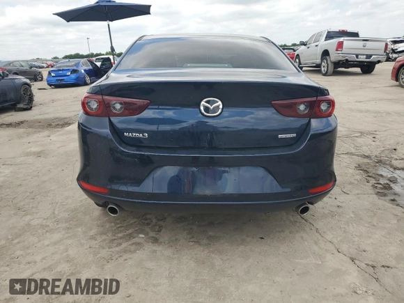 2023 Mazda 3 S Carbon Edition with VIN 3MZBPACM9PM366679, listed as a Copart auction lot 55825035 with 19,745 mi miles and Salvage title. Bid and sale history available at DreamBid. Image 6.