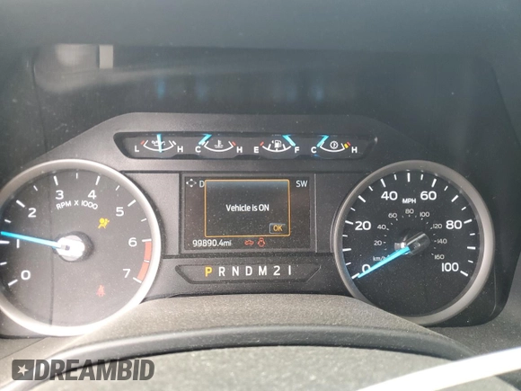 2021 Ford Super Duty F-250 SRW XL with VIN 1FT7W2B63MED45073, listed as a Copart auction lot 49777495 with 99,890 mi miles and Salvage Title. Bid and sale history available at carsss.com. Image 9.
