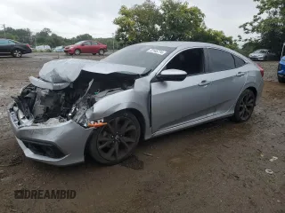 2019 Honda Civic Sport with VIN 2HGFC2F80KH583583, listed as a Copart auction lot 72145774 with 61,228 mi miles and Salvage title. Bid and sale history available at DreamBid. Image 1.