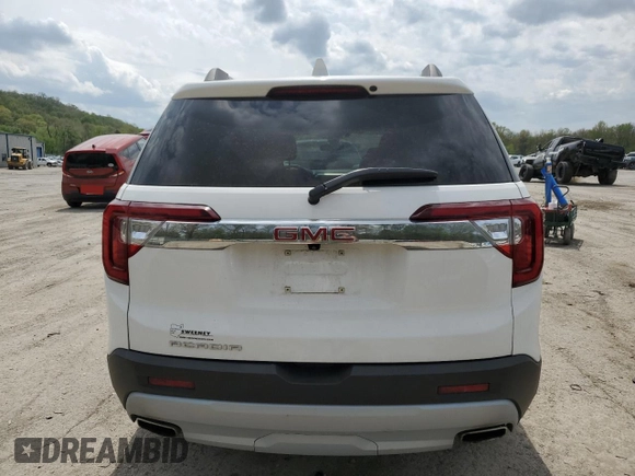 2022 GMC Acadia SLE with VIN 1GKKNKL49NZ164844, listed as a Copart auction lot 55321745 with 36,952 mi miles and Salvage title. Bid and sale history available at DreamBid. Image 6.