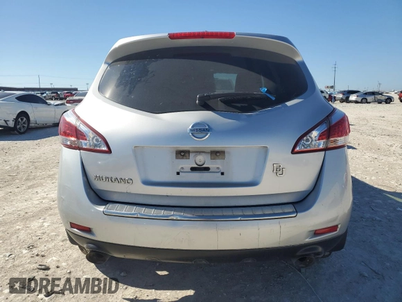 2011 Nissan Murano S with VIN JN8AZ1MU0BW059292, listed as a Copart auction lot 43636265 with 215,626 mi miles and Salvage Title. Bid and sale history available at carsss.com. Image 6.