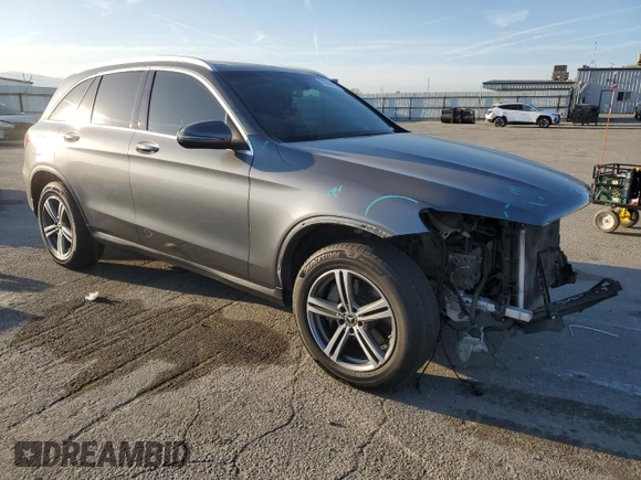 2020 Mercedes-Benz GLC 300 with VIN W1N0G8DBXLF763269, listed as a Copart auction lot 53330685 with 58,342 mi miles and Salvage title. Bid and sale history available at DreamBid. Image 4.