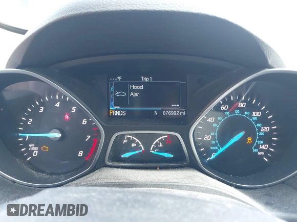 2016 Ford Escape Titanium with VIN 1FMCU9JX5GUA96563, listed as a IAAI auction lot 41695524 with 76,992 mi miles. Bid and sale history available at carsss.com. Image 7.