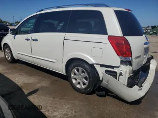 2008 Nissan Quest with VIN 5N1BV28U08N106844, listed as a Copart auction lot 69964394 with 158,306 mi miles and Salvage Title. Bid and sale history available at carsss.com. Image 2.