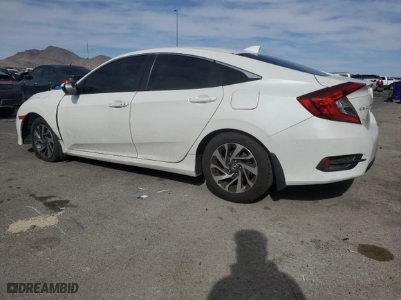 2018 Honda Civic Sedan EX with VIN 19XFC2F73JE012332, listed as a Copart auction lot 46802665 with 154,237 mi miles and Salvage Title. Bid and sale history available at carsss.com. Image 2.