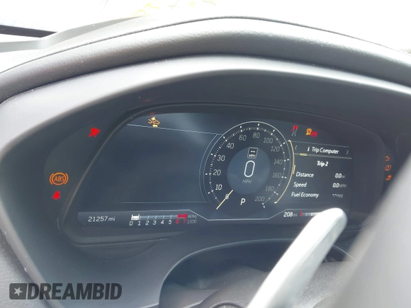 2023 Cadillac CT4-V Blackwing with VIN 1G6DL5RP9P0410802, listed as a IAAI auction lot 42038982 with 21,257 mi miles and . Bid and sale history available at DreamBid. Image 7.