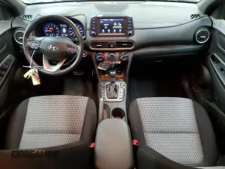 2021 Hyundai Kona Night Edition with VIN KM8K6CA5XMU710083, listed as a Copart auction lot 47118915 with 71,034 mi miles and Salvage Title. Bid and sale history available at DreamBid. Image 8.