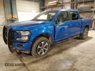 2019 Ford F-150 XL with VIN 1FTEW1E57KFA55155, listed as a Copart auction lot 50499435 with 141,138 mi miles and Salvage Title. Bid and sale history available at DreamBid. Image 1.