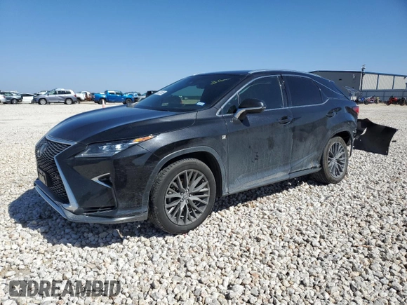 2017 Lexus RX with VIN 2T2ZZMCA3HC054821, listed as a Copart auction lot 47623195 with 53,966 mi miles and Salvage Title. Bid and sale history available at carsss.com. Image 1.