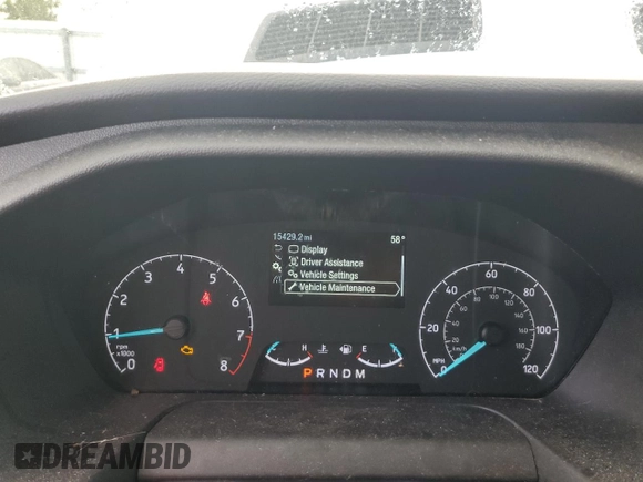 2023 Ford Transit Cargo with VIN 1FTBR1Y8XPKB44832, listed as a Copart auction lot 42206665 with 15,429 mi miles and Salvage Title. Bid and sale history available at DreamBid. Image 9.