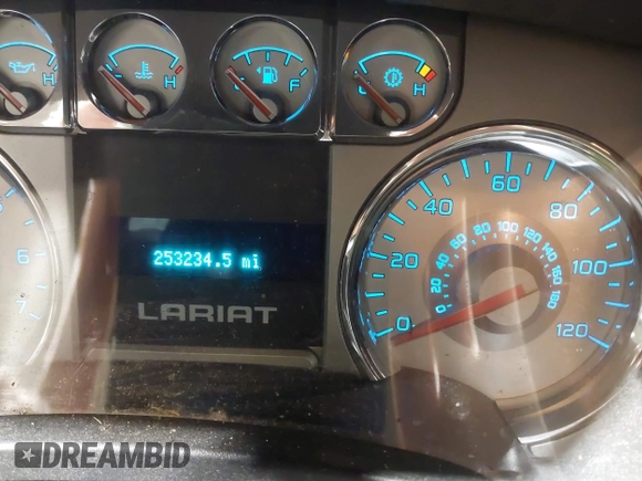 2010 Ford F-150 XL with VIN 1FTFW1EV6AFD40769, listed as a IAAI auction lot 41515740 with 253,234 mi miles. Bid and sale history available at carsss.com. Image 7.