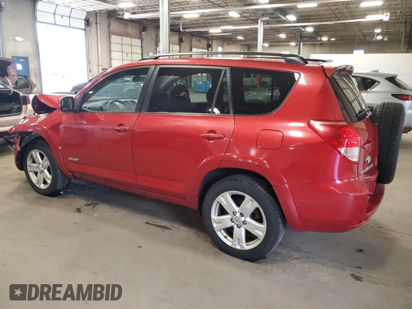2007 Toyota RAV4 Sport with VIN JTMBD32V275075299, listed as a Copart auction lot 54177875 with 207,375 mi miles and Salvage title. Bid and sale history available at DreamBid. Image 2.