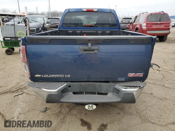 2005 GMC Canyon SLE Z85 with VIN 1GTCS196758179070, listed as a Copart auction lot 83270414 with 128,962 mi miles and Clean Title. Bid and sale history available at carsss.com. Image 6.