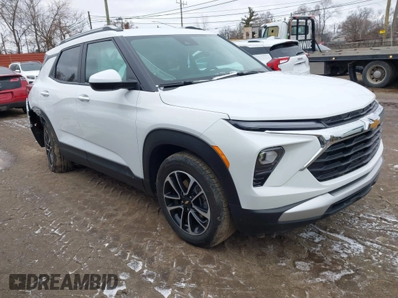 2024 Chevrolet TrailBlazer LT with VIN KL79MPSL4RB151529, listed as a IAAI auction lot 41730837 with 11,631 mi miles and . Bid and sale history available at DreamBid. Image 1.