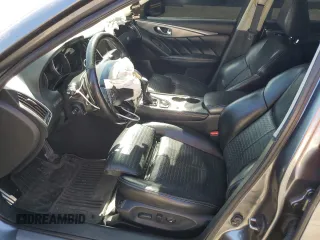 2016 Infiniti Q50 Premium with VIN JN1EV7AR8GM342377, listed as a Copart auction lot 50598545 with 91,556 mi miles and Salvage Title. Bid and sale history available at DreamBid. Image 7.