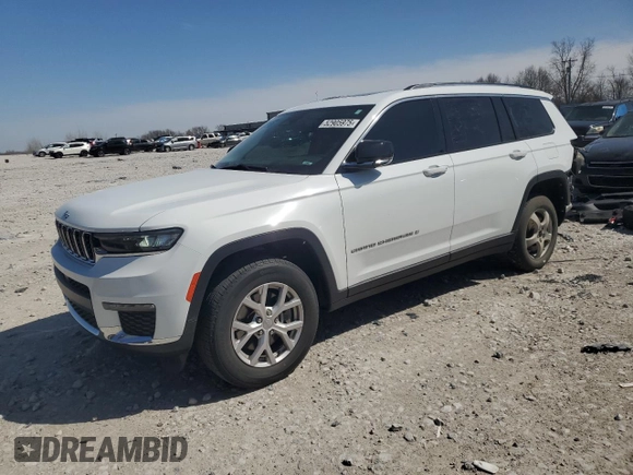 2021 Jeep Grand Cherokee Limited с VIN 1C4RJKBG9M8134460, выставлен на аукционе Copart как лот 52905975 с пробегом 33 032 миль миль и Чистый • Clean title. История ставок и продаж доступна на DreamBid. Изображение 1.