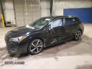 2022 Subaru Impreza Sport with VIN 4S3GTAM69N3721658, listed as a Copart auction lot 87012334 with 129,620 mi miles and Salvage Title. Bid and sale history available at carsss.com. Image 1.
