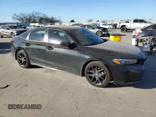 2025 Honda Civic Sport with VIN 2HGFE2F50SH537154, listed as a Copart auction lot 48980195 with 22,732 mi miles and Clean title. Bid and sale history available at DreamBid. Image 4.
