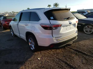 2016 Toyota Highlander Hybrid Limited with VIN 5TDDCRFH8GS015749, listed as a Copart auction lot 63154802 with 0 mi miles. Bid and sale history available at carsss.com. Image 3.