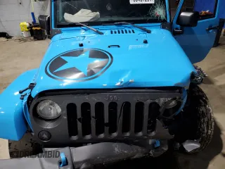 2017 Jeep Wrangler Willys Wheeler with VIN 1C4AJWAG3HL584372, listed as a Copart auction lot 85467294 with Not Provided miles and Salvage Title. Bid and sale history available at DreamBid. Image 13.