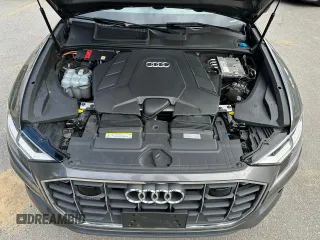 2019 Audi Q8 Premium Plus z VIN WA1BVAF15KD012411, wystawiony jako Copart lot #57753065 z przebiegiem 79 676 mil mil oraz Czysty tytuł • Clean title. Historia ofert i sprzedaży dostępna na DreamBid. Obrazek 7.