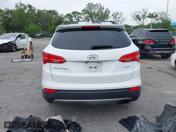 2014 Hyundai Santa Fe with VIN 5XYZU3LB9EG229255, listed as a IAAI auction lot 42407410 with 201,523 mi miles and . Bid and sale history available at DreamBid. Image 17.