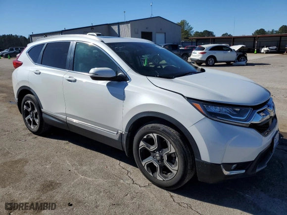 2019 Honda CR-V Touring with VIN 7FARW1H92KE013680, listed as a Copart auction lot 46836465 with 64,377 mi miles and Salvage Title. Bid and sale history available at carsss.com. Image 4.