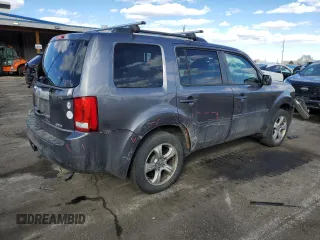 2014 Honda Pilot EX-L with VIN 5FNYF4H50EB005362, listed as a Copart auction lot 46695275 with 106,175 mi miles and Salvage Title. Bid and sale history available at DreamBid. Image 3.
